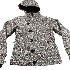 SIMS Women’s Small Hooded Snow Jacket | Insulated Winter Coat | Snowboard